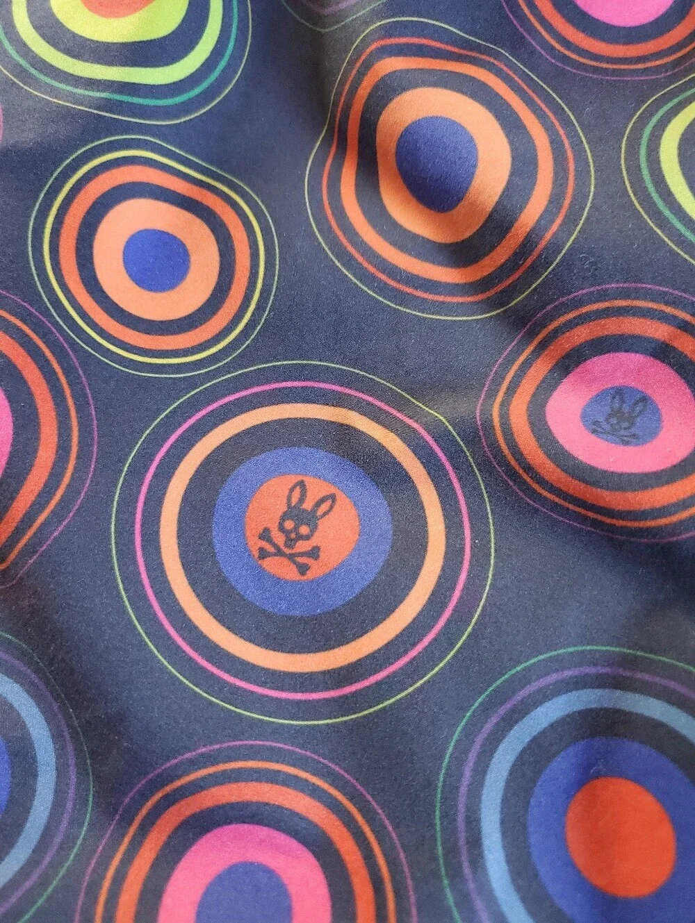 Psycho Bunny Boys Swim Trunks Multicolor Summer Beach Vacation Size 4 Mesh Lined
